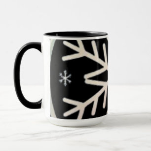 Minimal Snowflake Icon –  Winter Holiday design  Mug