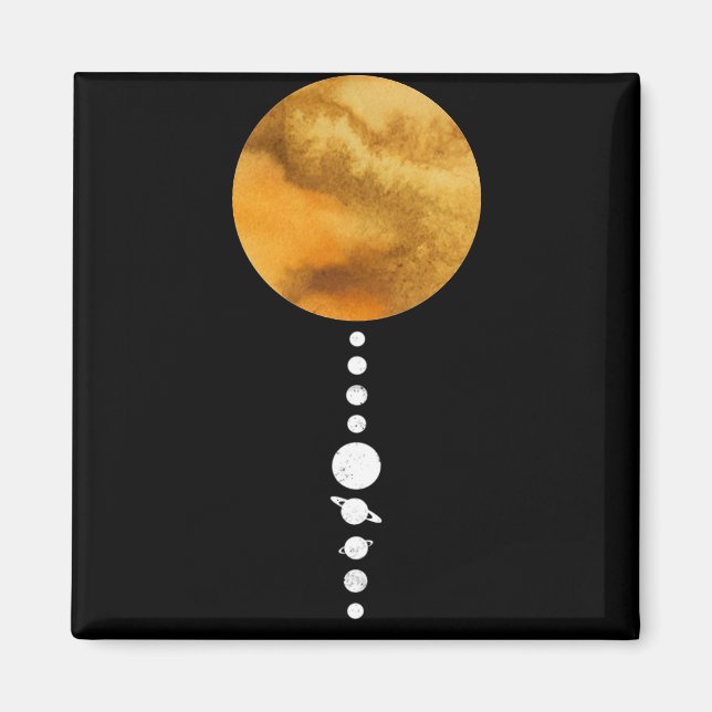 Minimal Solar System Magnet (Front)