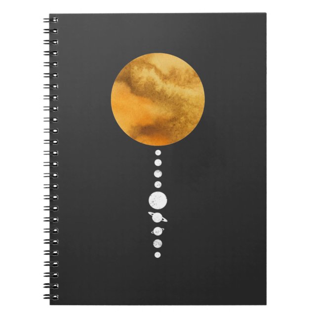 Minimal Solar System Notebook (Front)