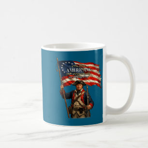 Minimal Soldier American Flag Patriotic Pride Coffee Mug