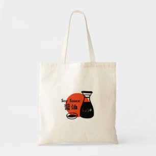 Minimal Soy Sauce Japan Travel Tote Bag