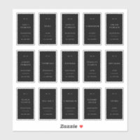 Minimal Spice Jar Labels Pantry Storage Stickers
