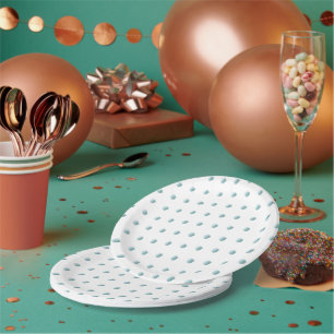 Minimal Sprinkle Birthday Napkins Modern Colourful Paper Plate