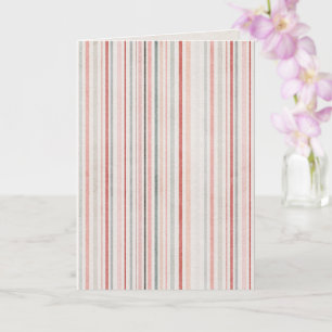 Minimal Striped Folded Greeting Card