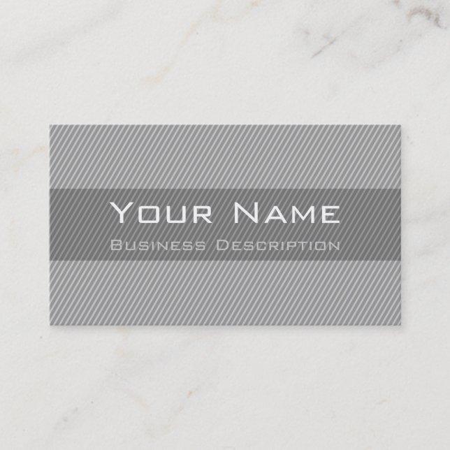 Minimal Stripes Business Card (Front)