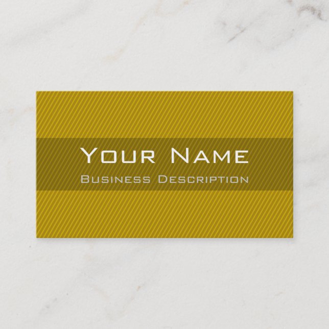 Minimal Stripes Business Card (Front)
