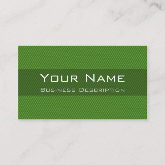 Minimal Stripes Business Card (Front)