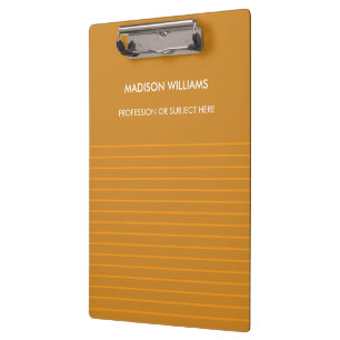 Minimal Stylish Trendy Modern Clipboard