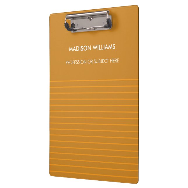 Minimal Stylish Trendy Modern  Clipboard (Left)