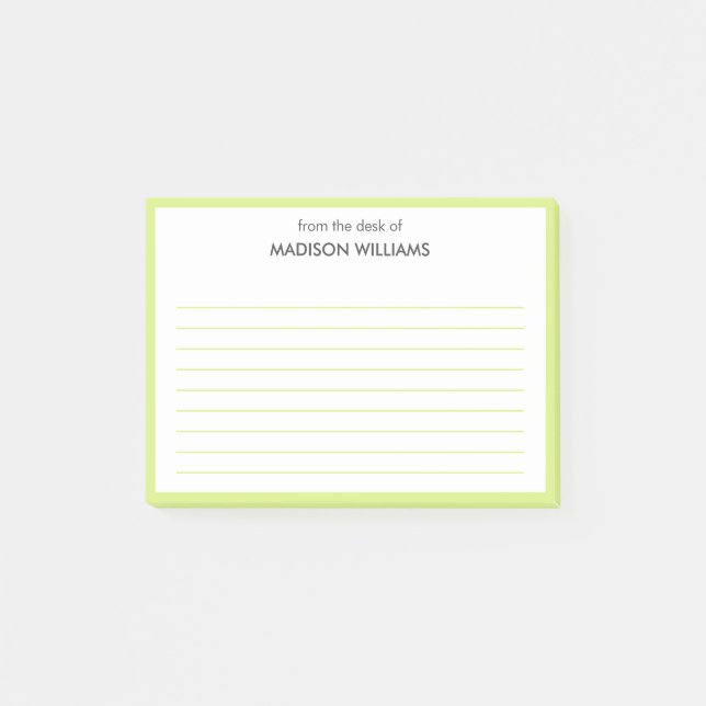 Minimal Stylish Trendy Modern Post-it Notes (Front)