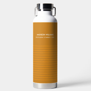 Minimal Stylish Trendy Modern Water Bottle