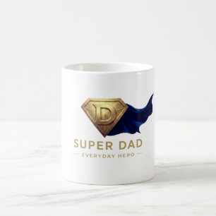 Minimal Superhero Father’s Day Design Coffee Mug