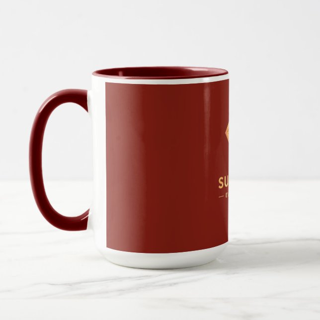 Minimal Superhero Father’s Day Design Mug (Left)