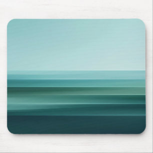 Minimal Teal Horizon Gradient Mouse Pad