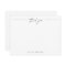 Minimal thank you personalised Stationery