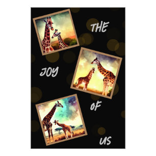 Minimal Three Picture The Joy Of Us,  Photo Print