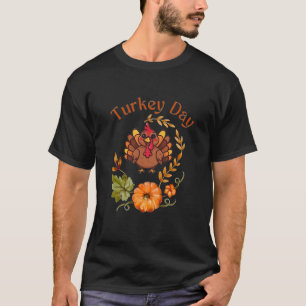 Minimal Turkey Thanksgiving T-Shirt – Modern Fall