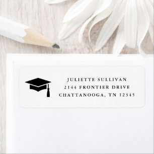 Minimal Type Graduation Return Address Label