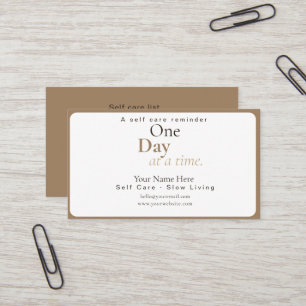 Minimal Typography	Aesthetic Business Card 
