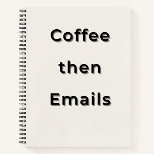 Minimal Typography Aesthetic Notebook Journal