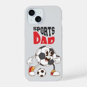 Minimal Typography Funny Phone Case sports dad