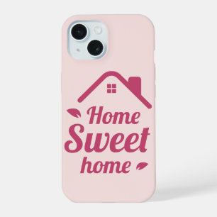 Minimal Typography Minimal Phone Case home sweet