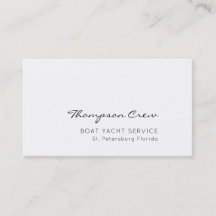 Minimal Typography Nautical Sailing Crew Name