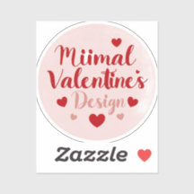 Minimal Valentine’s Day Love Typography Design | R