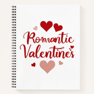 Minimal Valentine’s Day Love Typography Design R Notebook
