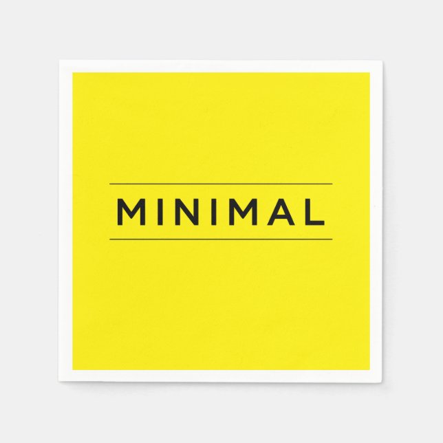 Minimal Vibes Napkin (Front)