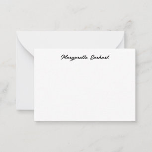 Minimal Vintage Retro Script Card