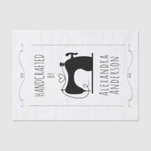 Minimal Vintage Sewing Machine Hand Craft Tissue Paper