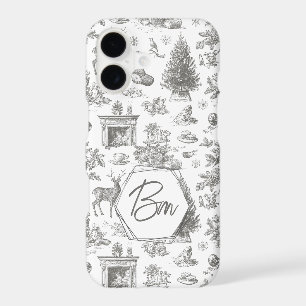 Minimal Vintage Winter Seamless Pattern Holiday