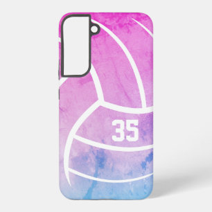 minimal volleyball girly pastels samsung galaxy case