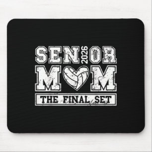 Minimal Volleyball Senior Mom Class 2026 Mouse Pad