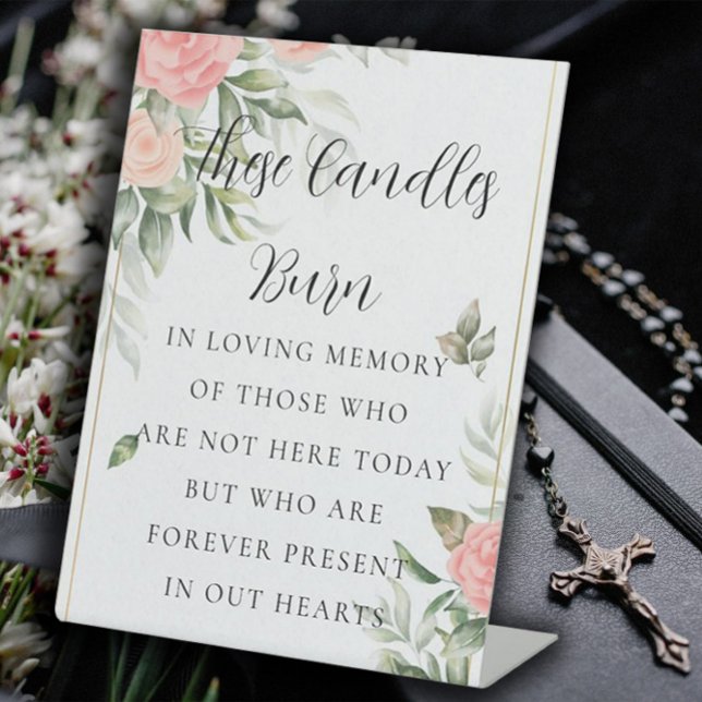 Minimal Wedding In Loving Memory Sign (Creator Uploaded)