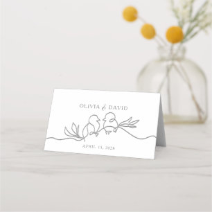 Minimal Wedding Place Card