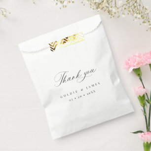 Minimal Wedding Thank You Favour Treat Gift Boxes Favour Bag