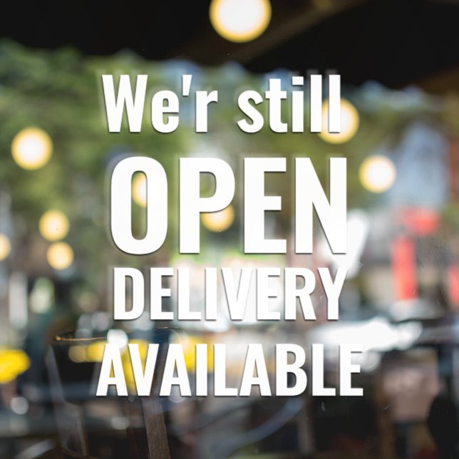 Minimal We're Still Open  (Creator Uploaded)