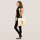Minimal Wilf Flowers , bohemiam minimal Tote Bag