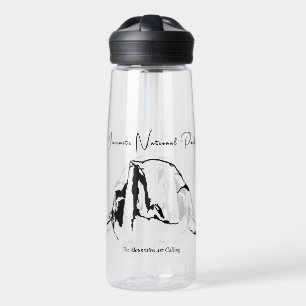 Minimal Yosemite National Park 25oz Water Bottle