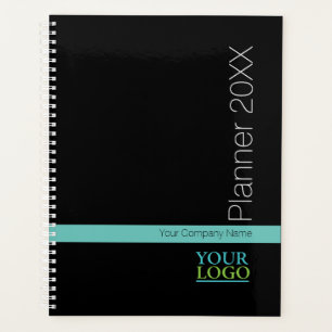 Minimal Your Logo/DIY Company Name/Year/Black Planner