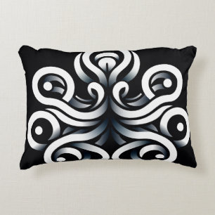 Minimal Zen Sacred Geometric Mandala Abstract Decorative Cushion
