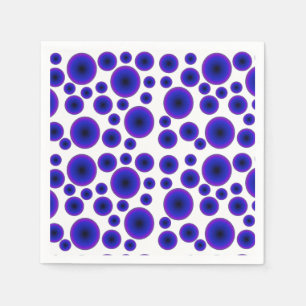 Minimalism Bright Purple Abstract Napkin
