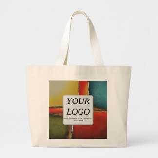 Minimalism Colour Blocking Business Promotional Large Tote Bag