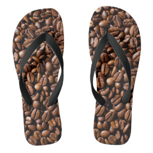 Minimalism Conceptual Coffee Beans Shop Thongs