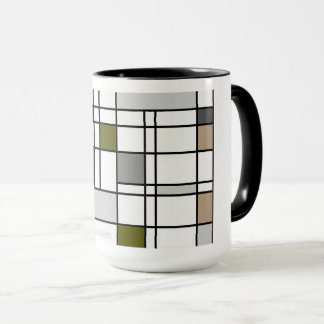 Minimalism Reflection III on De Stijl Mug