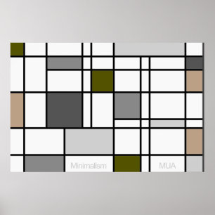 Minimalism Reflection III Poster