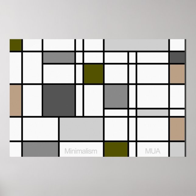 Minimalism Reflection III Poster (Front)