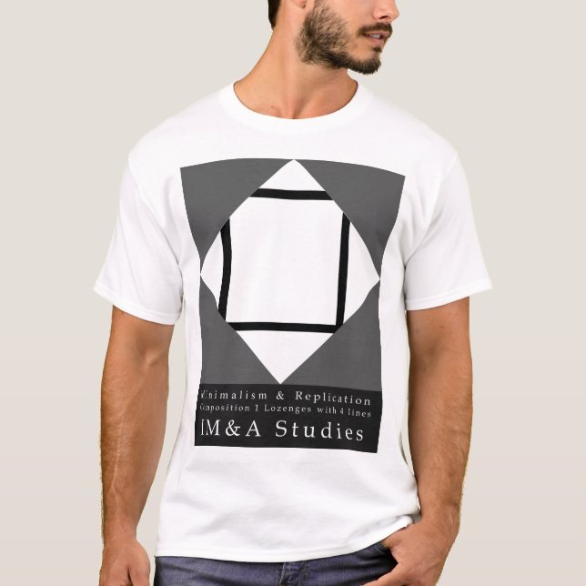 Minimalism Replication 1 Composition 1 Lozenges M T-Shirt (Front)